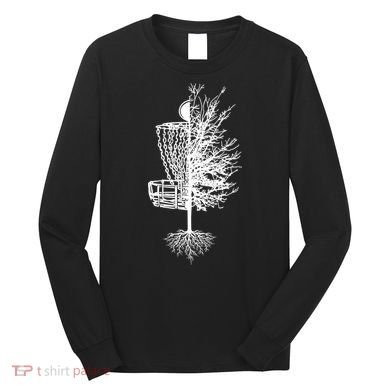 Disc Golf Basket Tree Long Sleeve Shirt