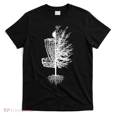 Disc Golf Basket Tree T-Shirt