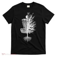 Disc Golf Basket Tree T-Shirt thumb 0
