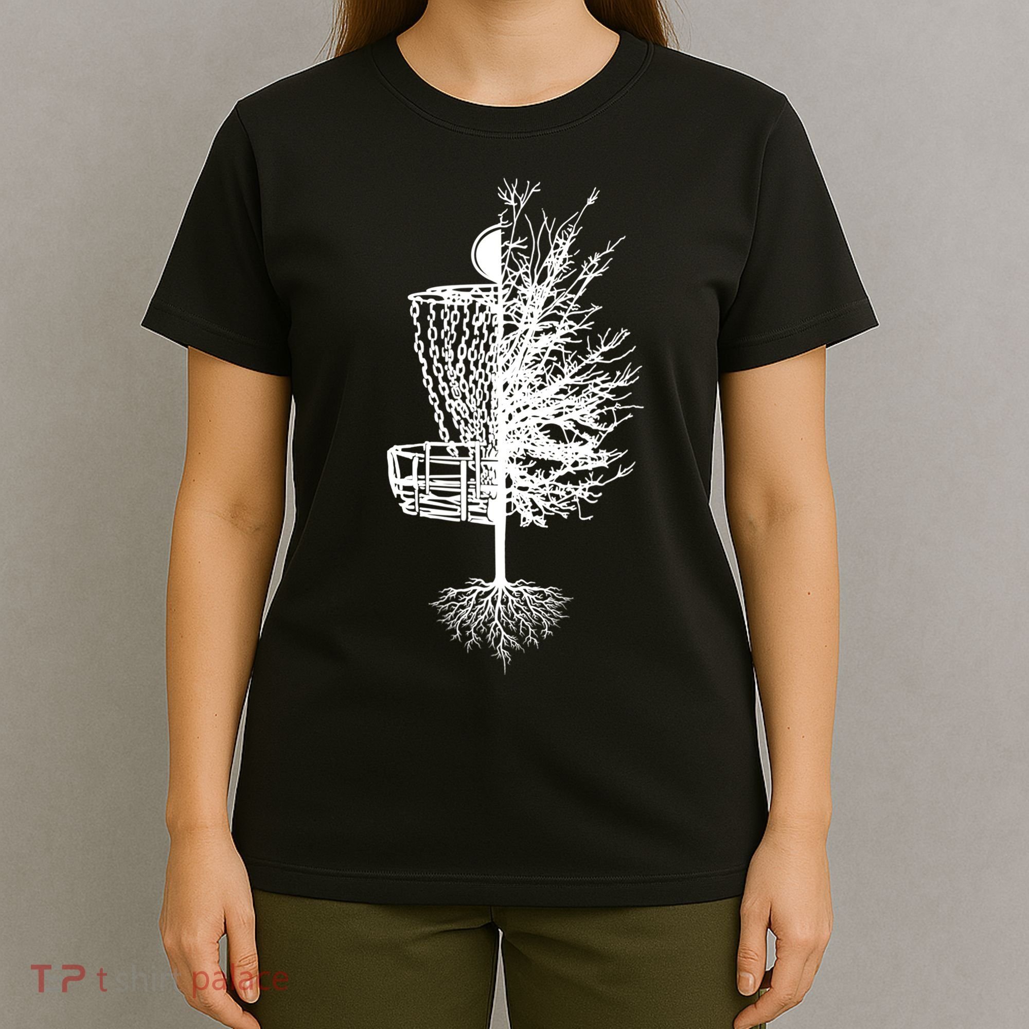 Disc Golf Basket Tree T-Shirt
