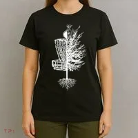 Disc Golf Basket Tree T-Shirt thumb 4