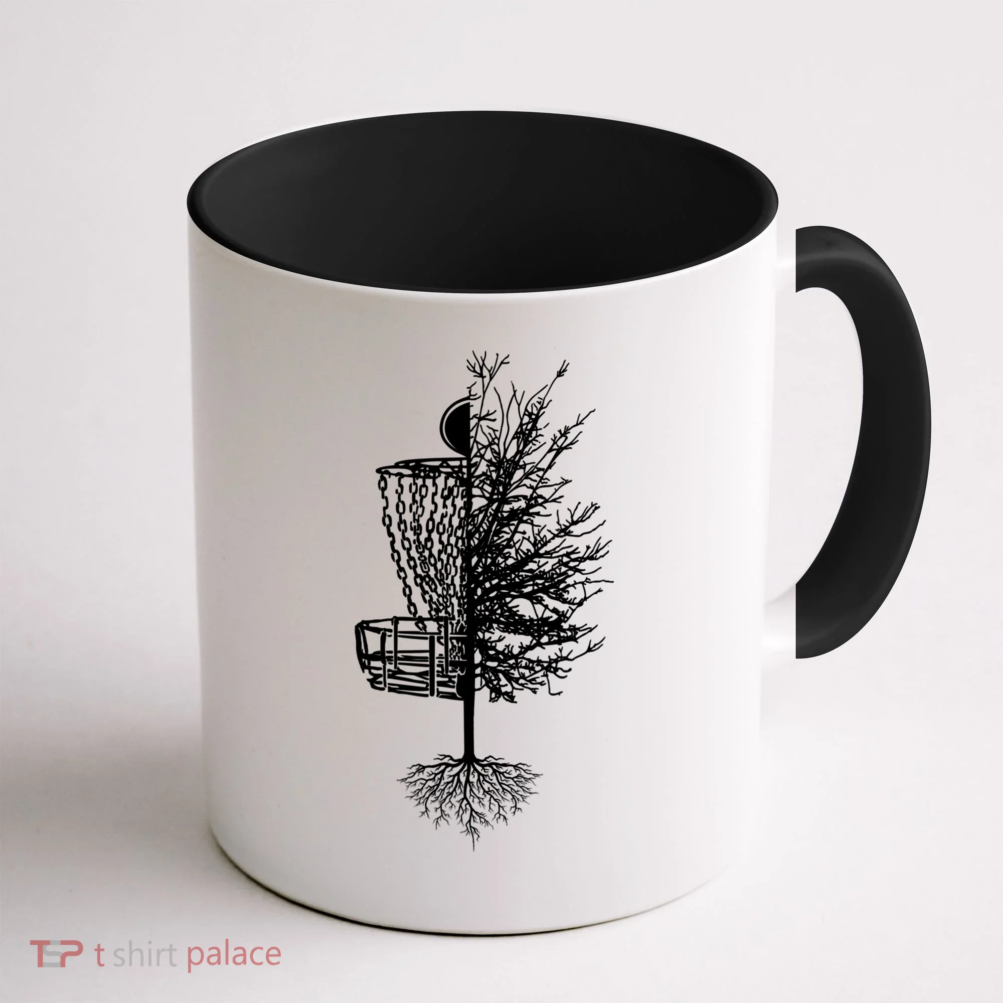 Disc Golf Basket Tree Coffee Mug