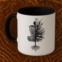 Disc Golf Basket Tree Coffee Mug thumb 2