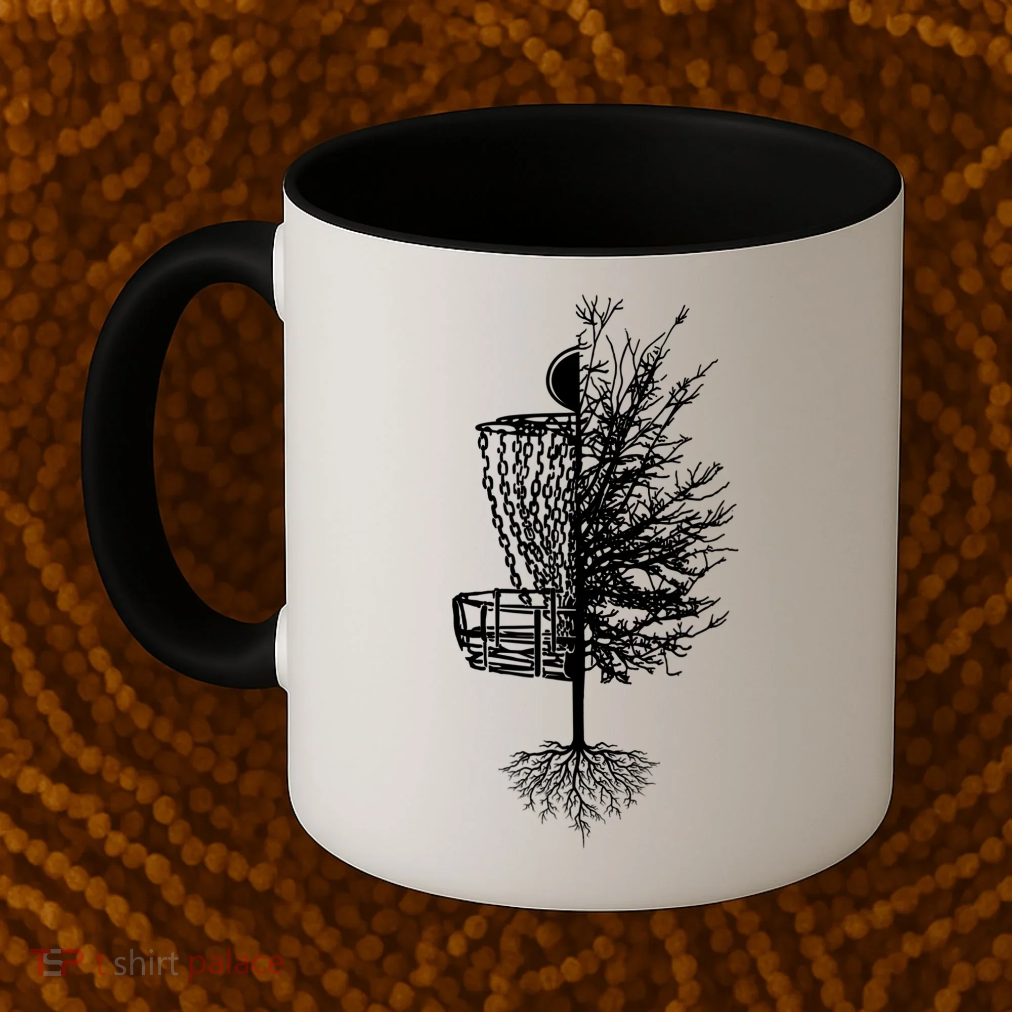 Disc Golf Basket Tree Coffee Mug