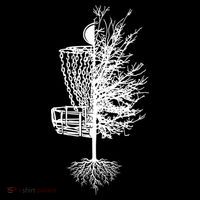 Disc Golf Basket Tree Women's Hoodie thumb 2