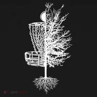Disc Golf Basket Tree Mousepad thumb 1