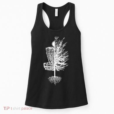 Disc Golf Basket Tree Women's Tank Top