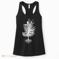 Disc Golf Basket Tree Women's Tank Top thumb 0