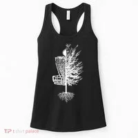 Disc Golf Basket Tree Women's Tank Top thumb 0