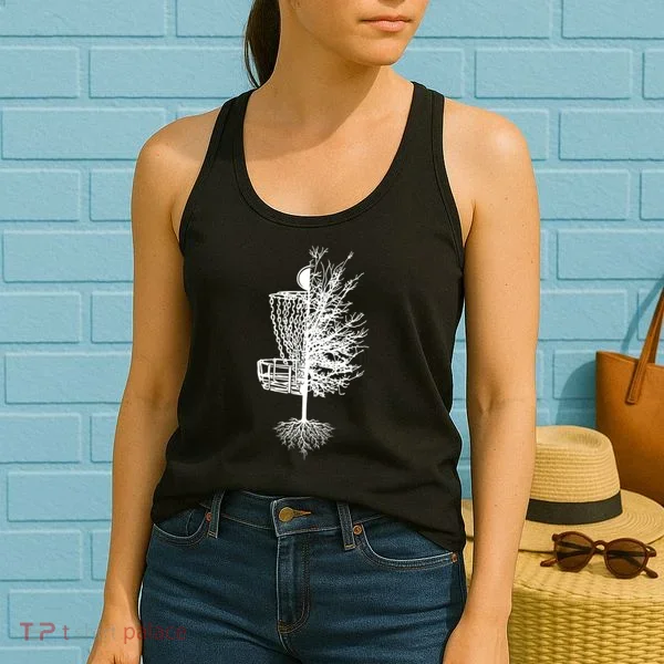 Disc Golf Basket Tree Women's Tank Top