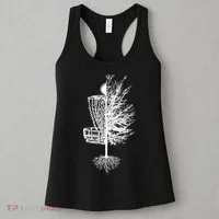 Disc Golf Basket Tree Women's Tank Top thumb 3