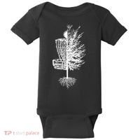 Disc Golf Basket Tree Baby Bodysuit thumb 0