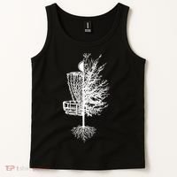 Disc Golf Basket Tree Tank Top thumb 2