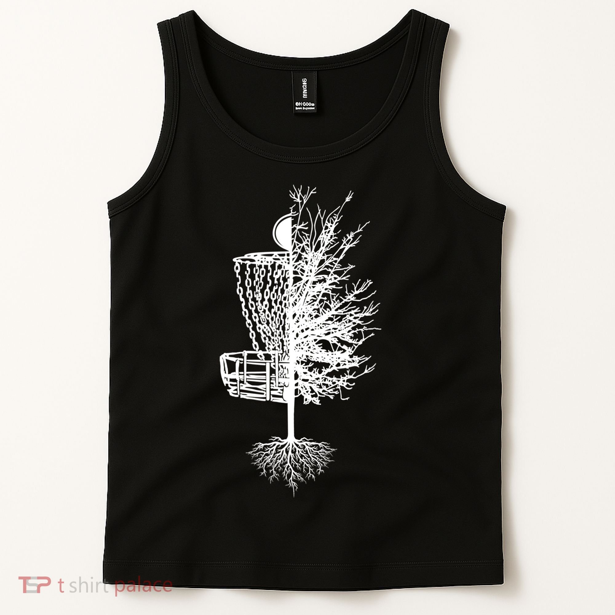 Disc Golf Basket Tree Tank Top