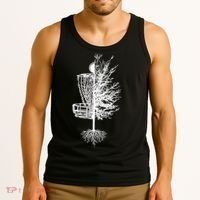Disc Golf Basket Tree Tank Top thumb 3