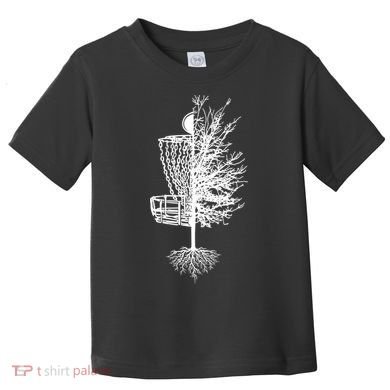 Disc Golf Basket Tree Toddler T-Shirt