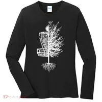 Disc Golf Basket Tree Women's Long Sleeve Shirt thumb 0