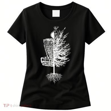 Disc Golf Basket Tree Women's T-Shirt