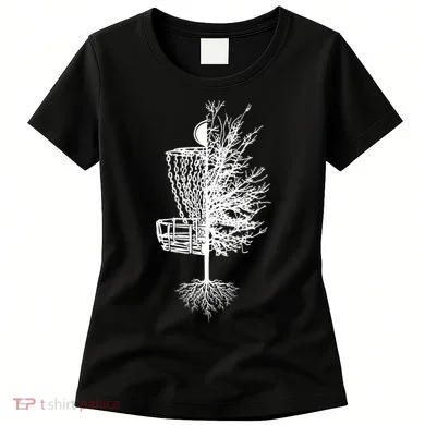 Disc Golf Basket Tree Women's T-Shirt