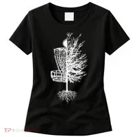Disc Golf Basket Tree Women's T-Shirt thumb 0