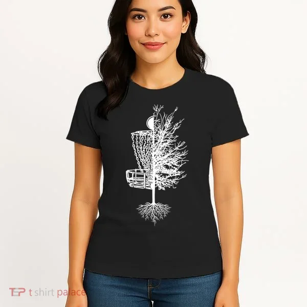 Disc Golf Basket Tree Women's T-Shirt