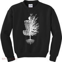 Disc Golf Basket Tree Kids Sweatshirt thumb 0