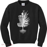 Disc Golf Basket Tree Kids Sweatshirt thumb 0