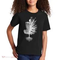 Disc Golf Basket Tree Kids T-Shirt thumb 2