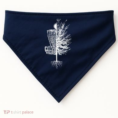 Disc Golf Basket Tree Frisbee Golf USA-Made Doggie Bandana