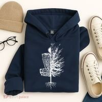 Disc Golf Basket Tree Frisbee Golf Hoodie thumb 4