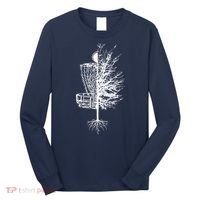 Disc Golf Basket Tree Frisbee Golf Long Sleeve Shirt thumb 0