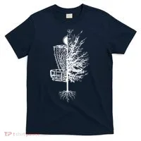 Disc Golf Basket Tree Frisbee Golf T-Shirt thumb 0