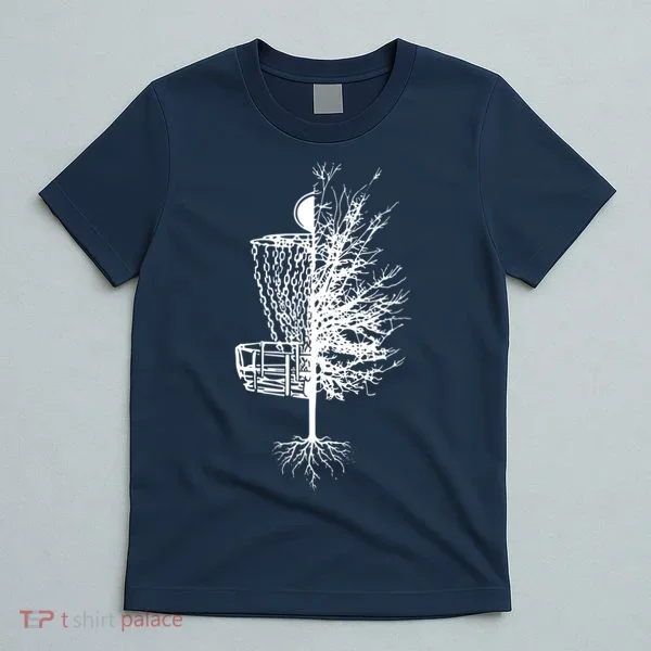 Disc Golf Basket Tree Frisbee Golf T-Shirt