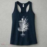 Disc Golf Basket Tree Frisbee Golf Women's Tank Top thumb 3