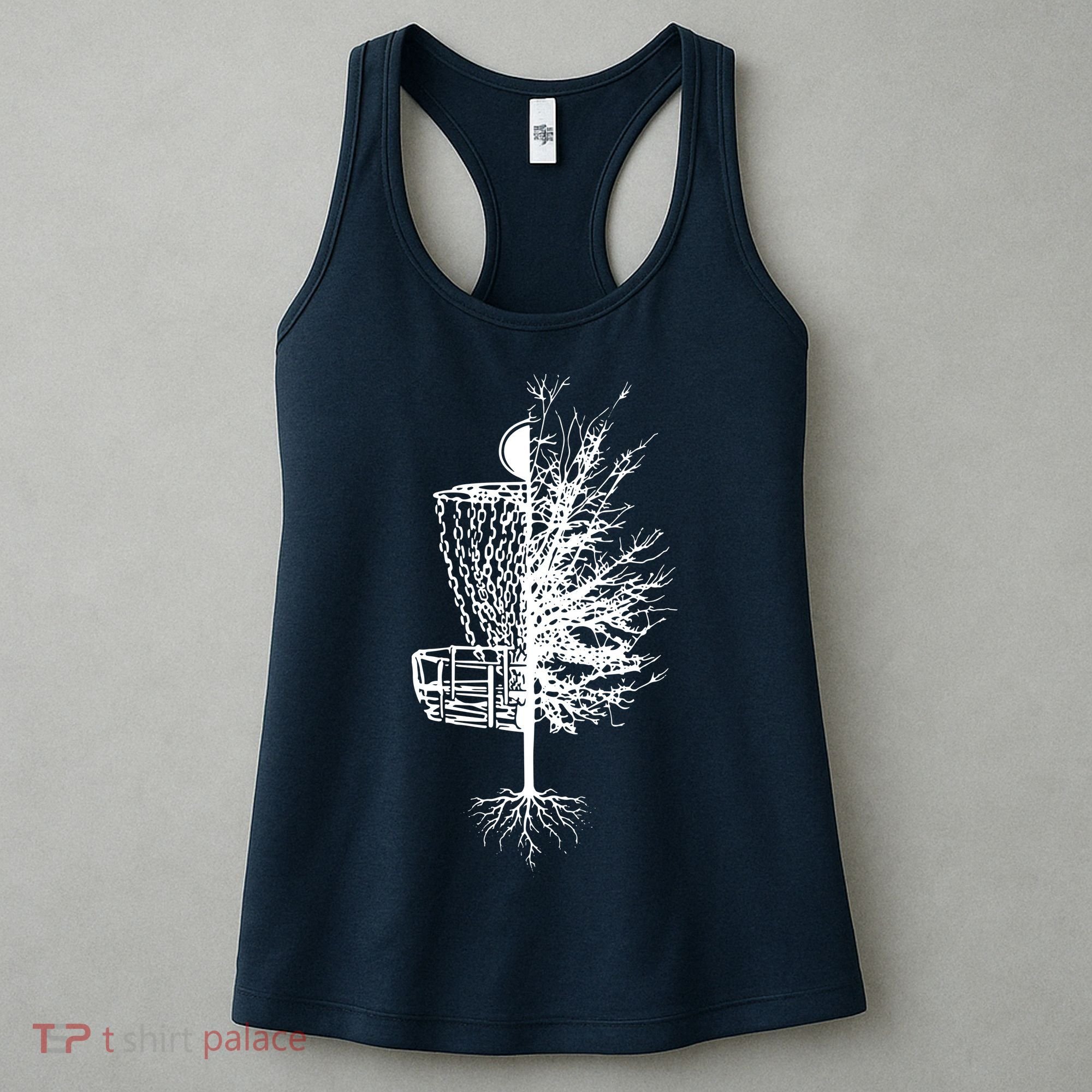 Disc Golf Basket Tree Frisbee Golf Women's Tank Top