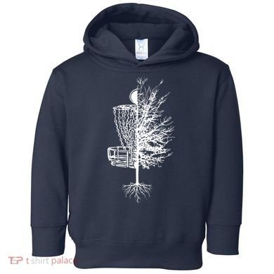 Disc Golf Basket Tree Frisbee Golf Toddler Hoodie