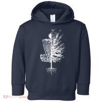 Disc Golf Basket Tree Frisbee Golf Toddler Hoodie thumb 0