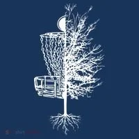Disc Golf Basket Tree Frisbee Golf Toddler Hoodie thumb 2