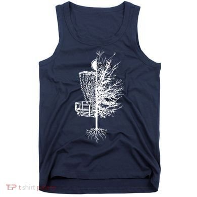 Disc Golf Basket Tree Frisbee Golf Tank Top