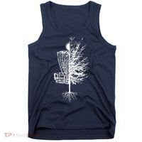 Disc Golf Basket Tree Frisbee Golf Tank Top thumb 0