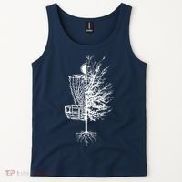 Disc Golf Basket Tree Frisbee Golf Tank Top thumb 2