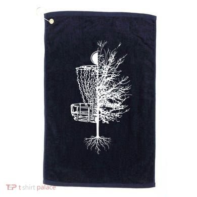 Disc Golf Basket Tree Frisbee Golf Golf Towel