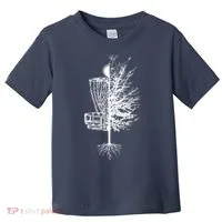 Disc Golf Basket Tree Frisbee Golf Toddler T-Shirt thumb 0