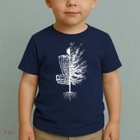 Disc Golf Basket Tree Frisbee Golf Toddler T-Shirt thumb 2