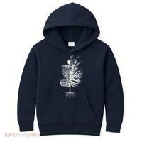 Disc Golf Basket Tree Frisbee Golf Kids Hoodie thumb 0