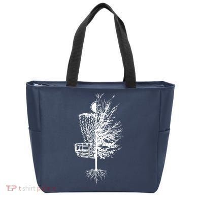 Disc Golf Basket Tree Frisbee Golf Tote Bag