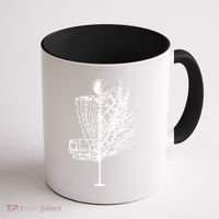 Disc Golf Basket Tree Shirts Funny Coffee Mug thumb 1