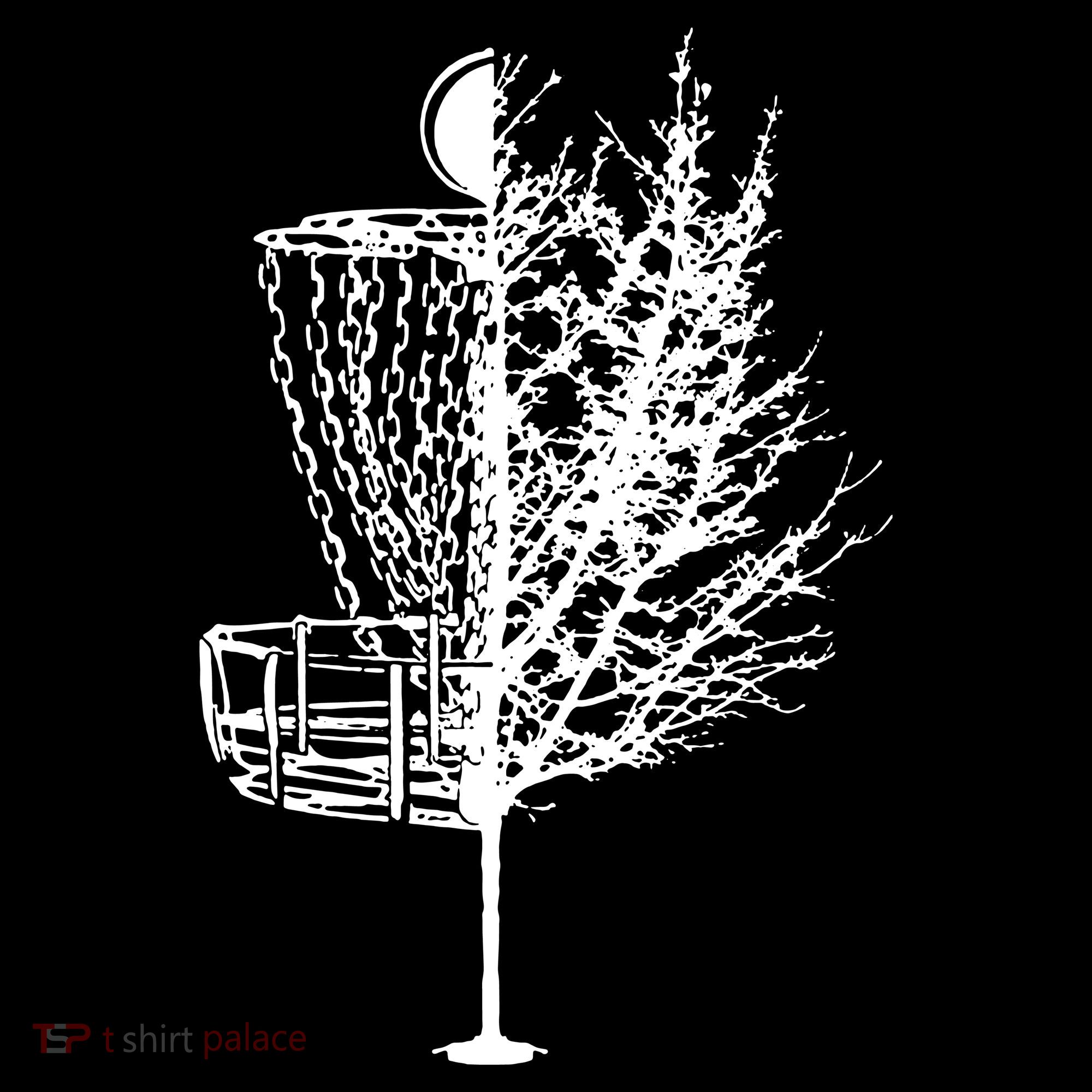 Disc Golf Basket Tree Shirts Funny Ornament