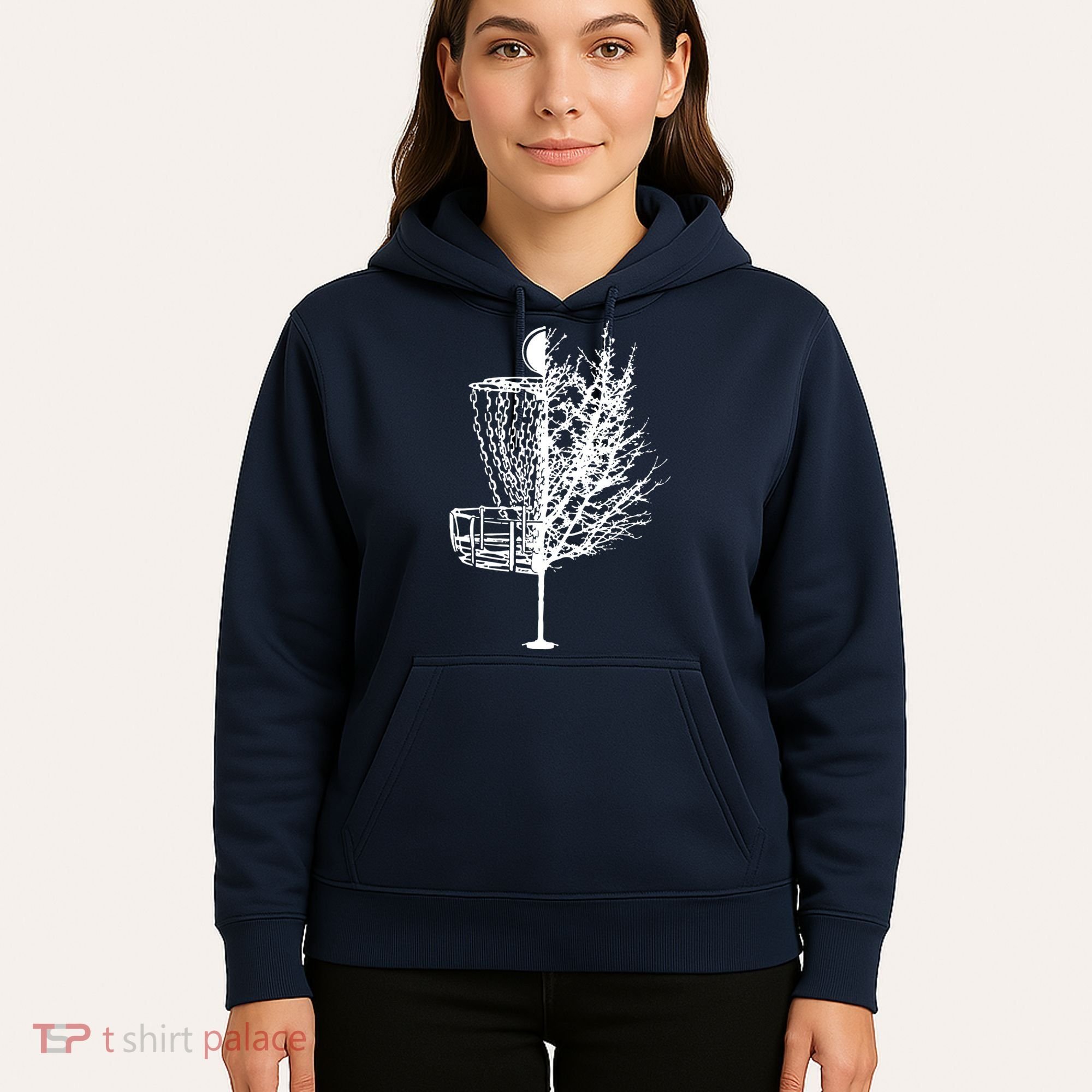 Disc Golf Basket Tree Shirts Funny Hoodie
