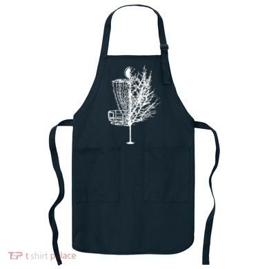 Disc Golf Basket Tree Shirts Funny Apron